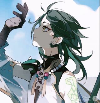 闲聊杂谈万能的谭友们让我蹲一个酷毙且精致的魈宝头像吧