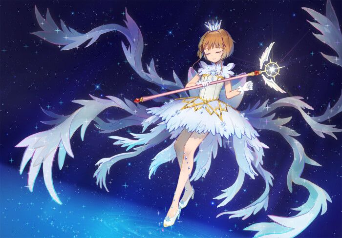 有内味儿了,小樱鸟头法杖 小樱圆环翅膀法杖=八百比丘尼法杖