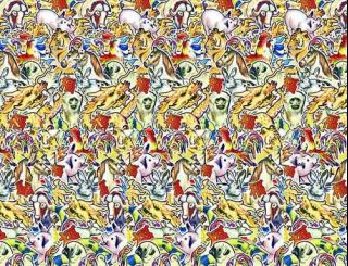 发呆看出裸眼3d出来了