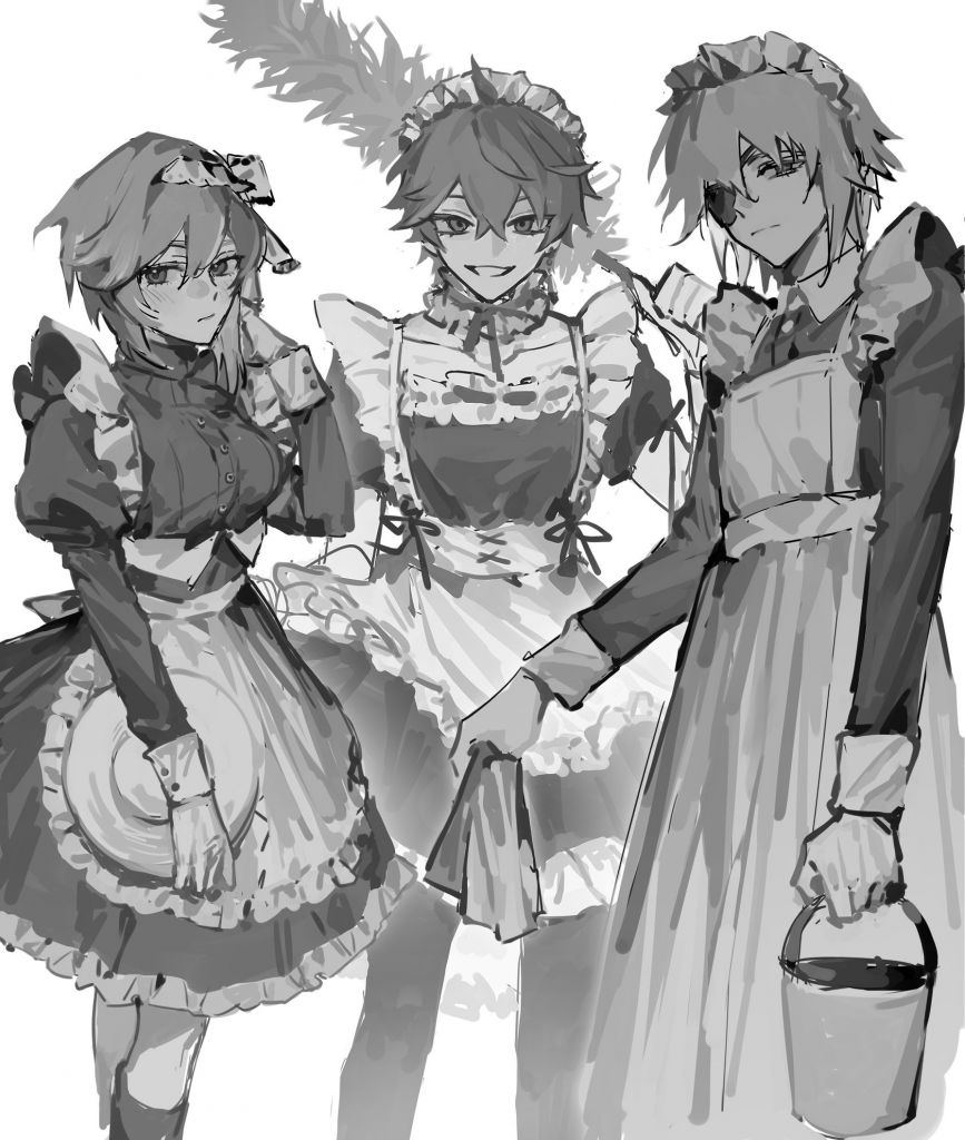 [闲聊杂谈]那个……有没有男角色的女仆装