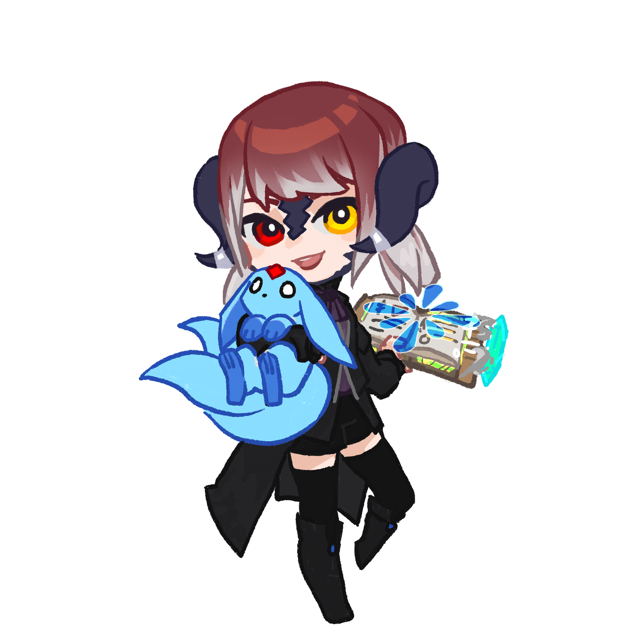 同人创作有没有帅气可爱的光之战士让我画q版呀