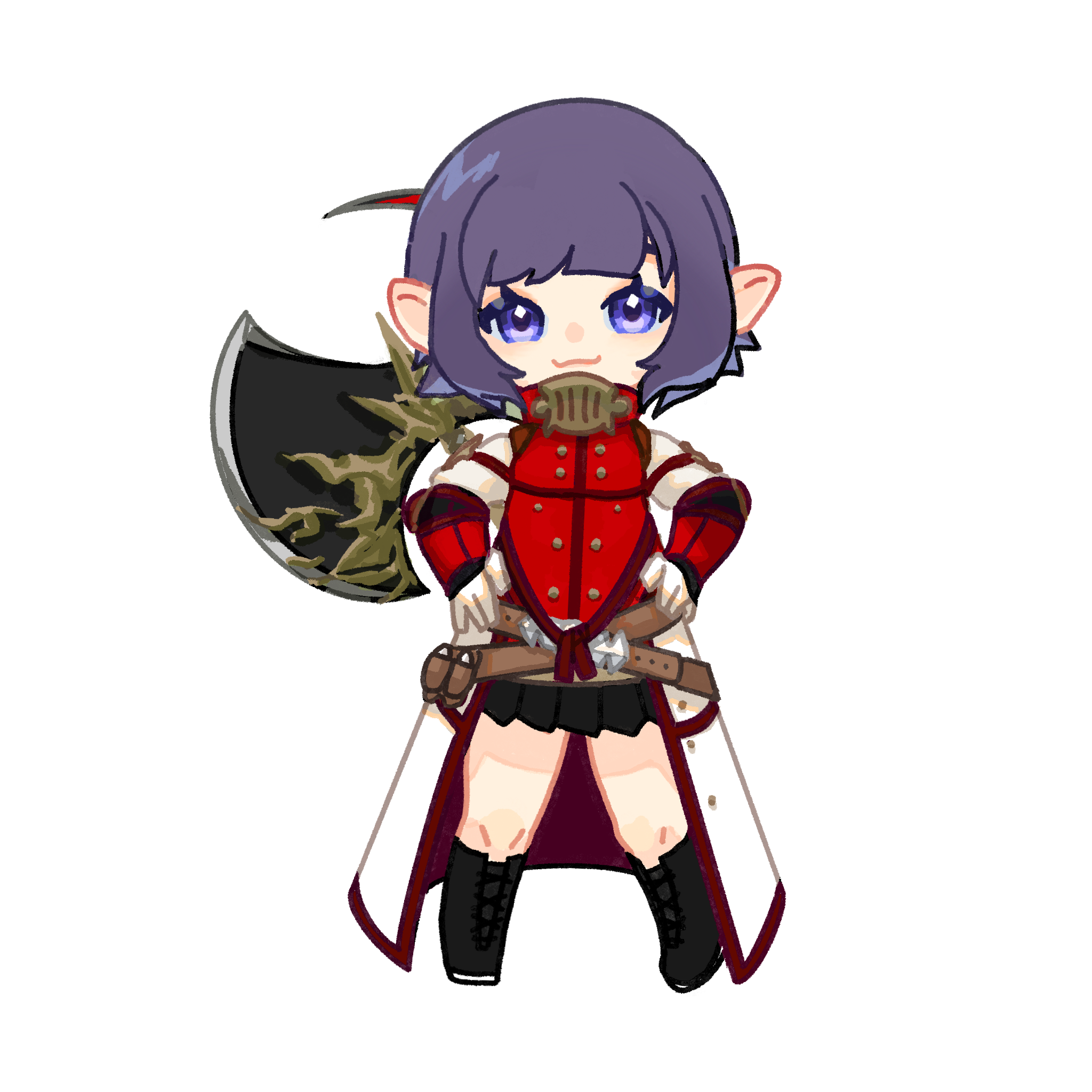 同人创作有没有帅气可爱的光之战士让我画q版呀