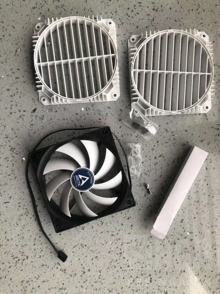 电脑硬件出两小玩意儿12cm风扇风扇导流罩