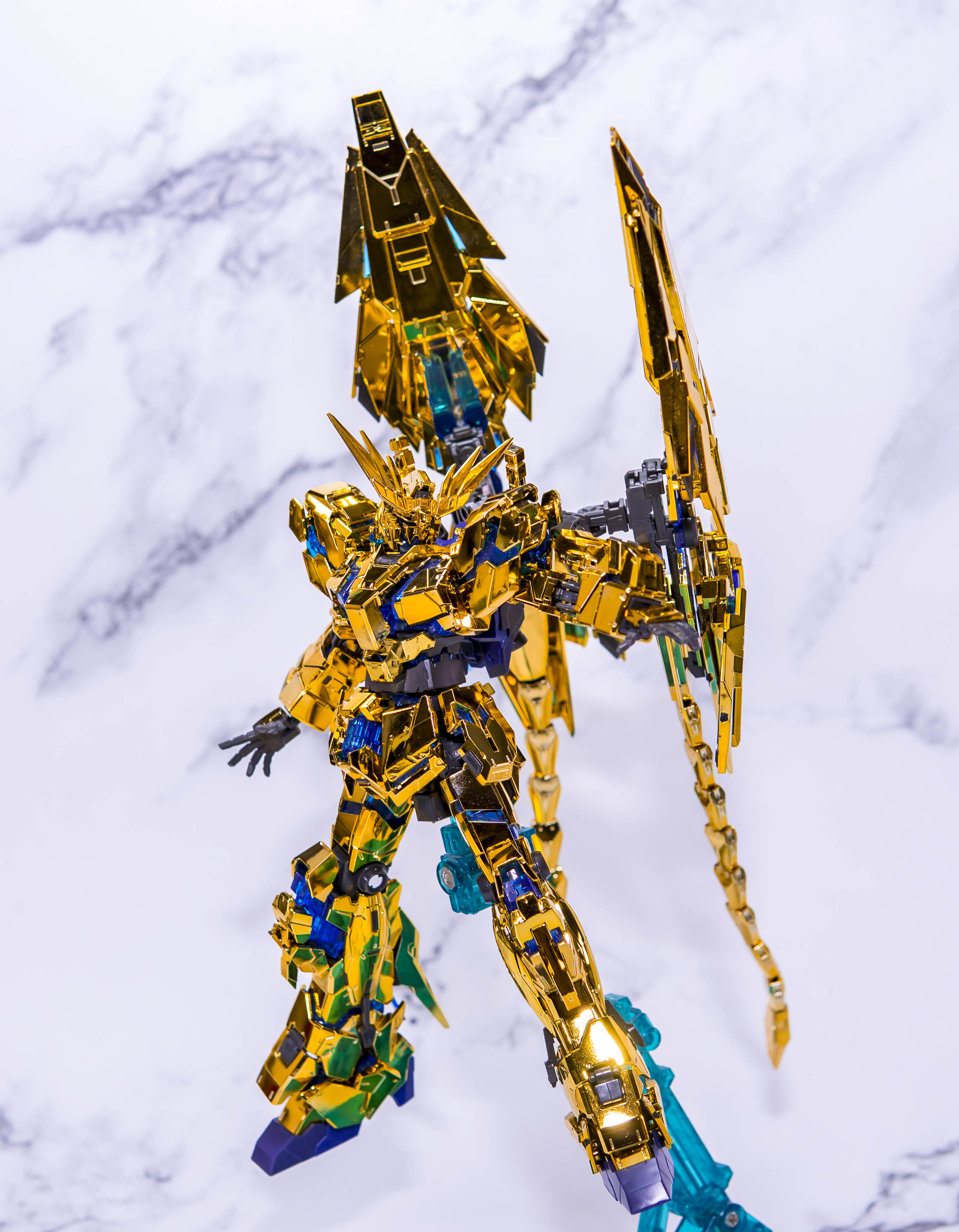 [拼装] [技术交流] rg rx-0 独角兽三号机 凤凰 (narrative ver.