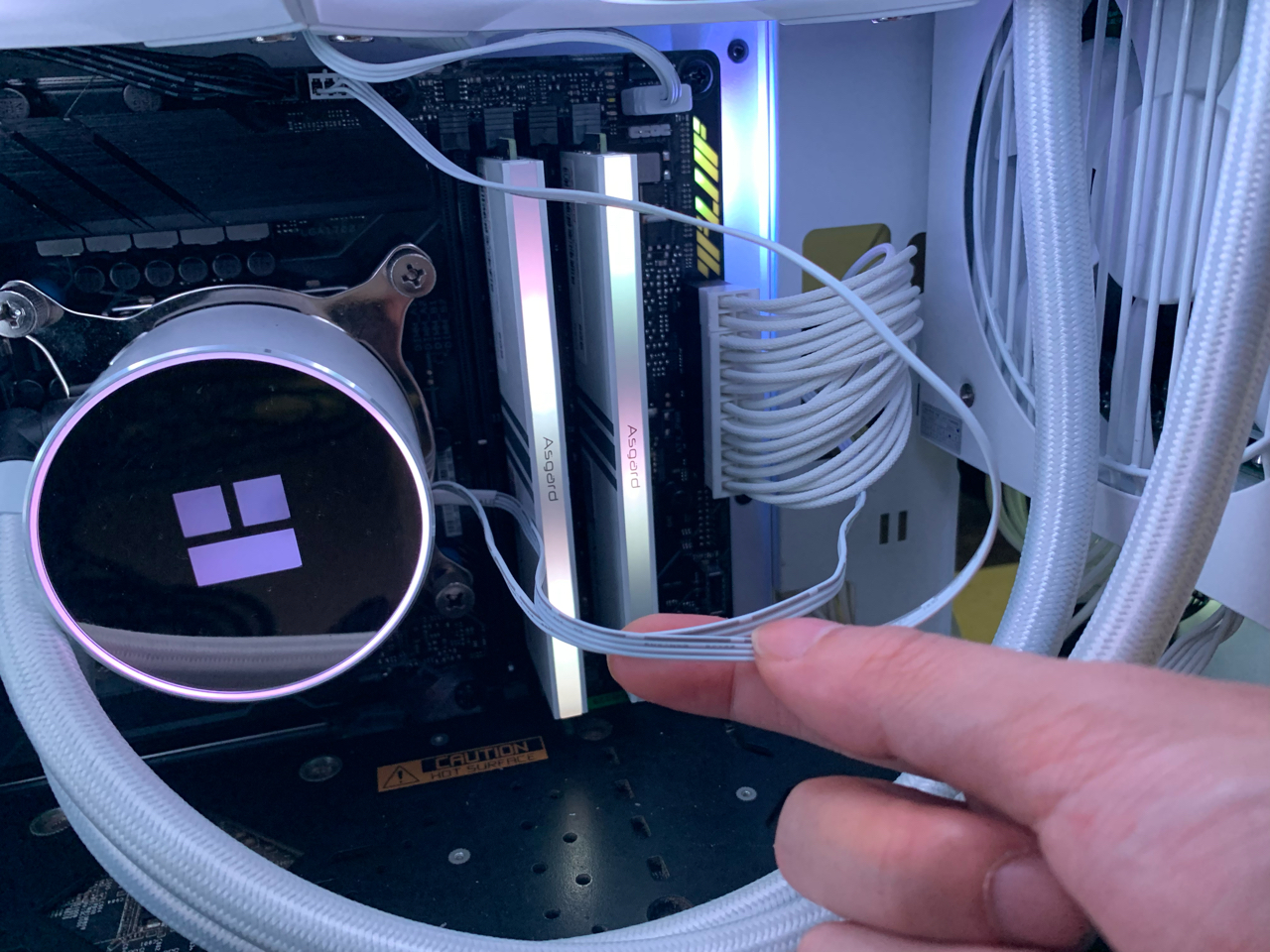 关于水冷冷头的接线方式