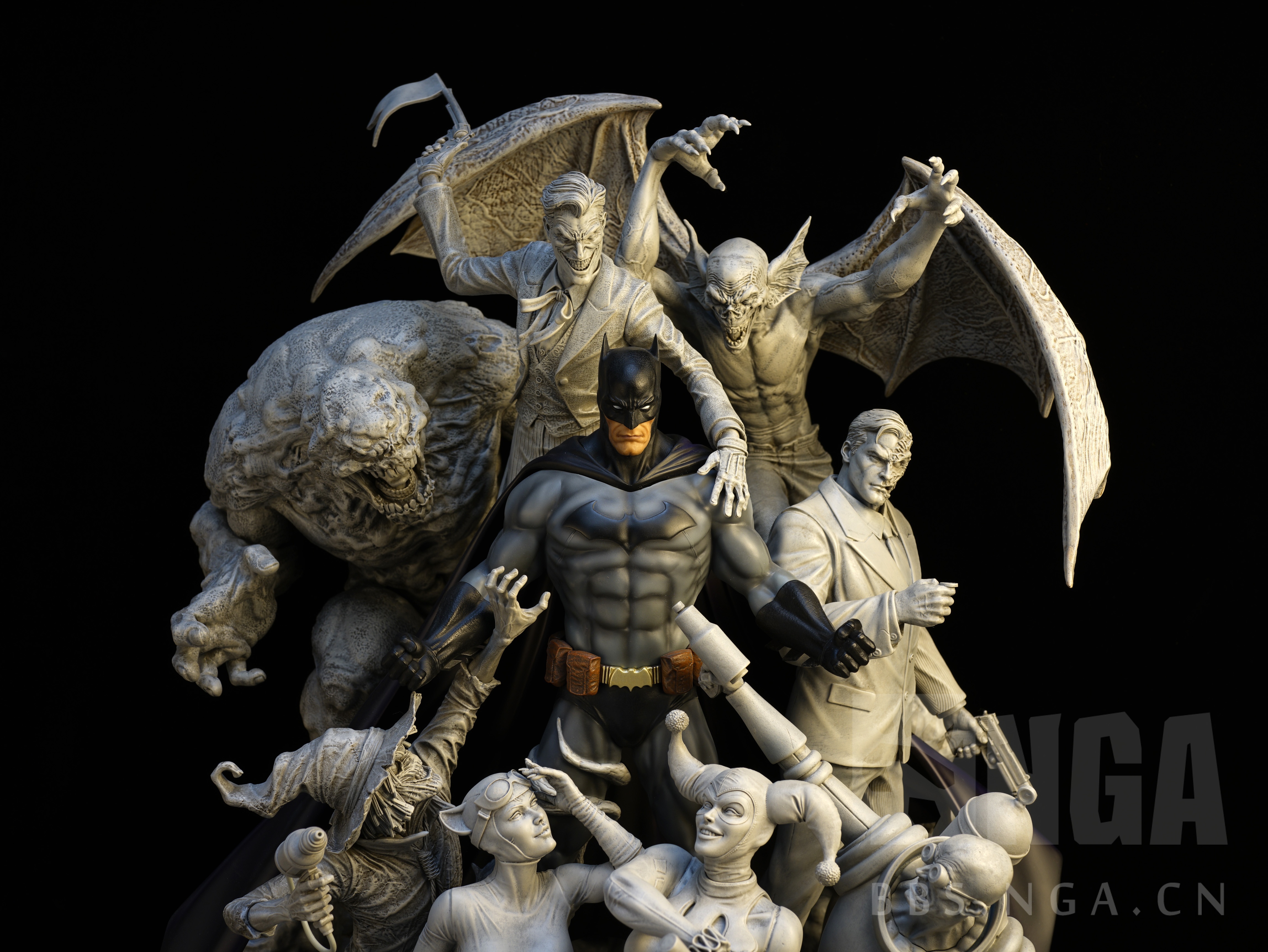 雕像xm蝙蝠山烟雾版震撼一整年