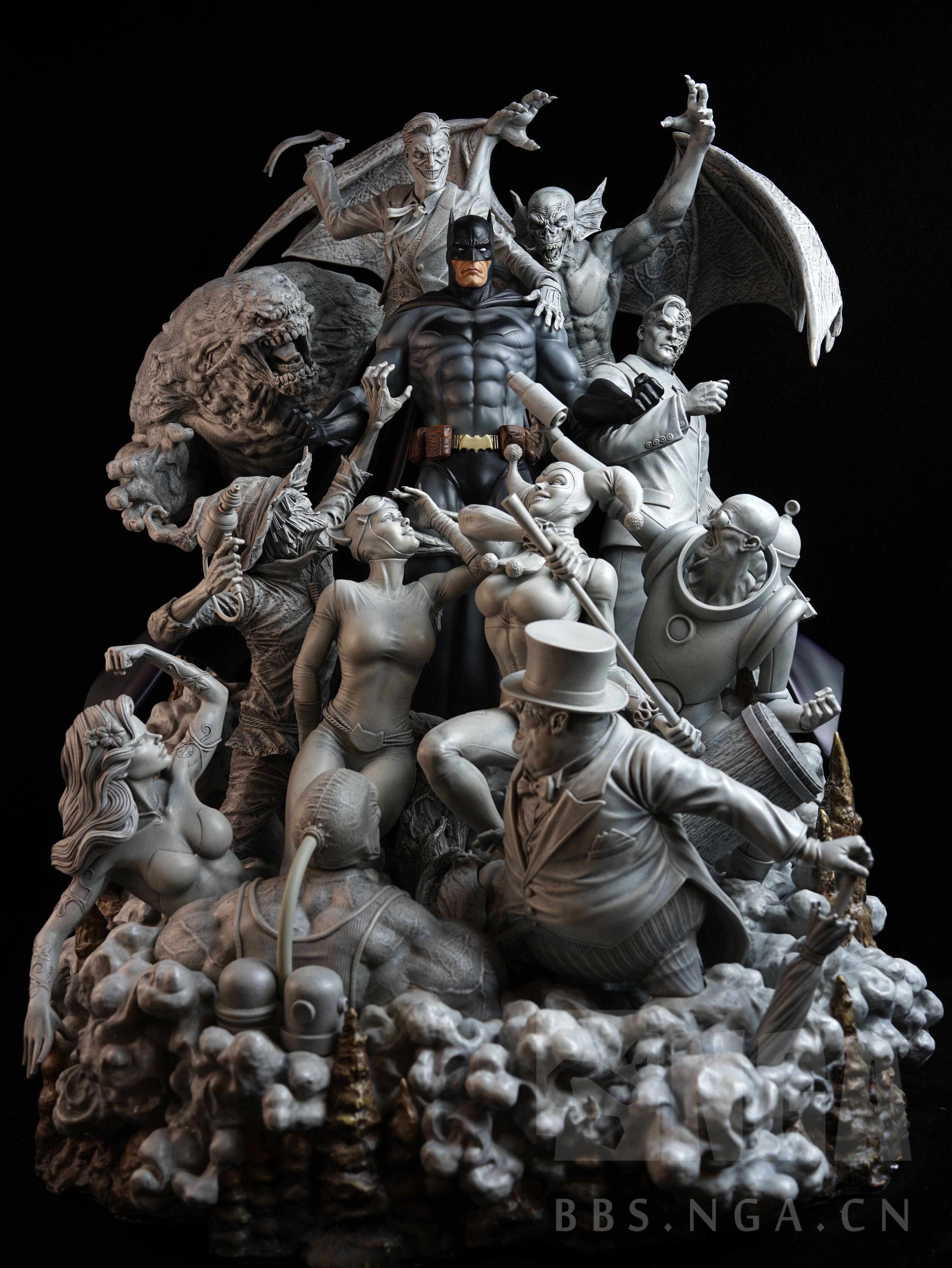 雕像xm蝙蝠山烟雾版震撼一整年