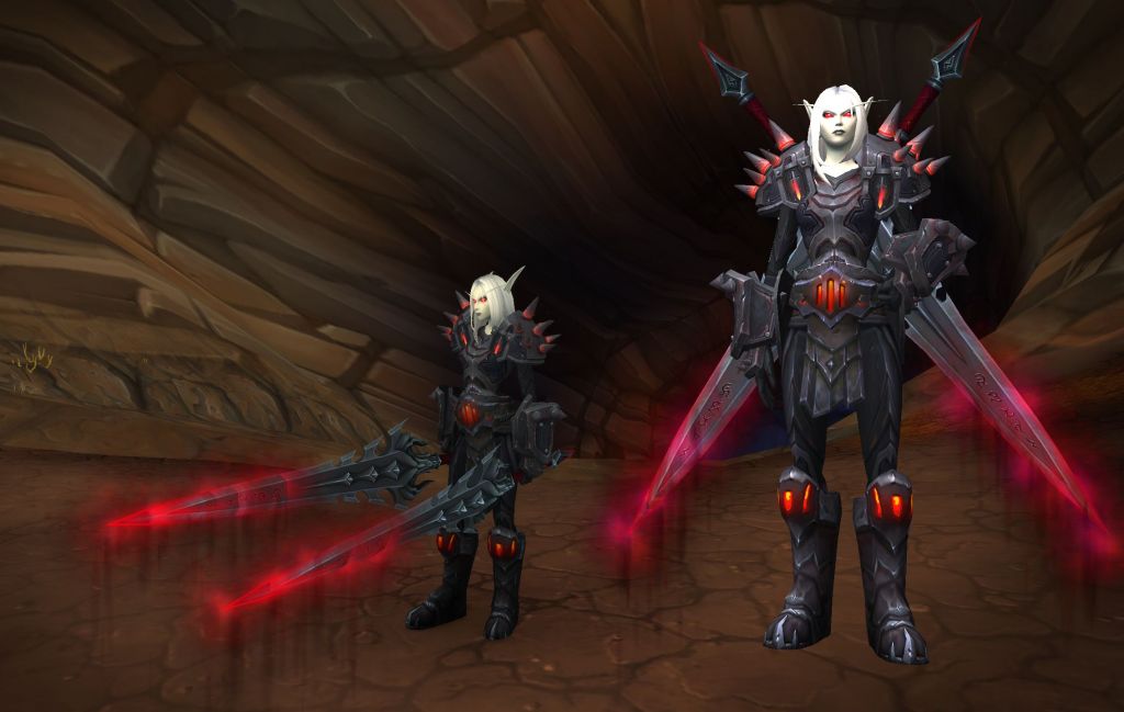 [板甲]没法幻化血腥舞钢/辉煌暴君,只能拿着当时附了魔的武器自我陶醉