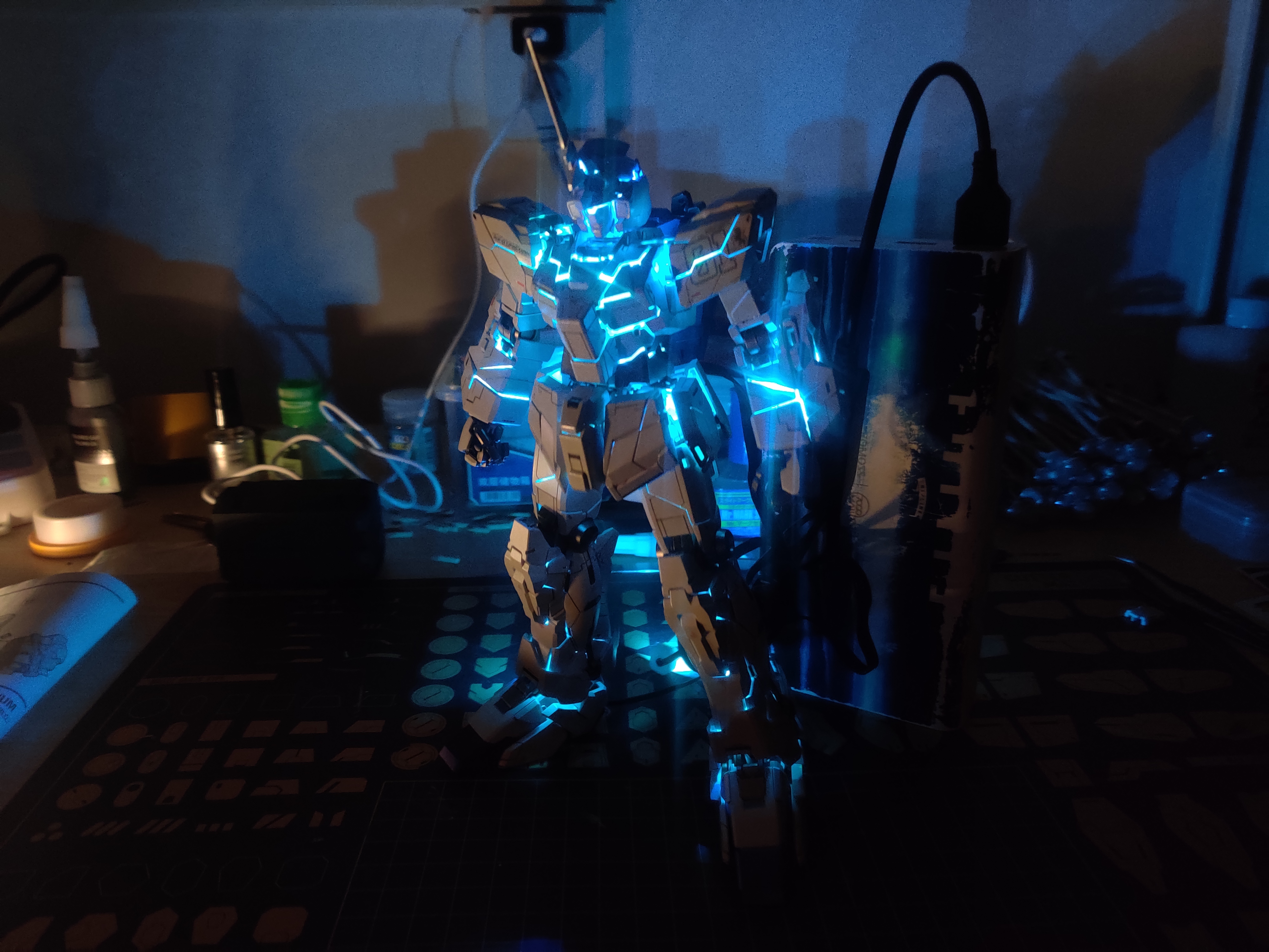 [拼装]mgex独角兽 便宜喷涂