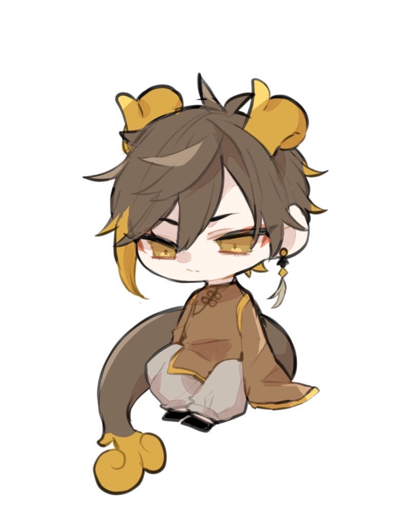 插画搬运幼年期龙先生