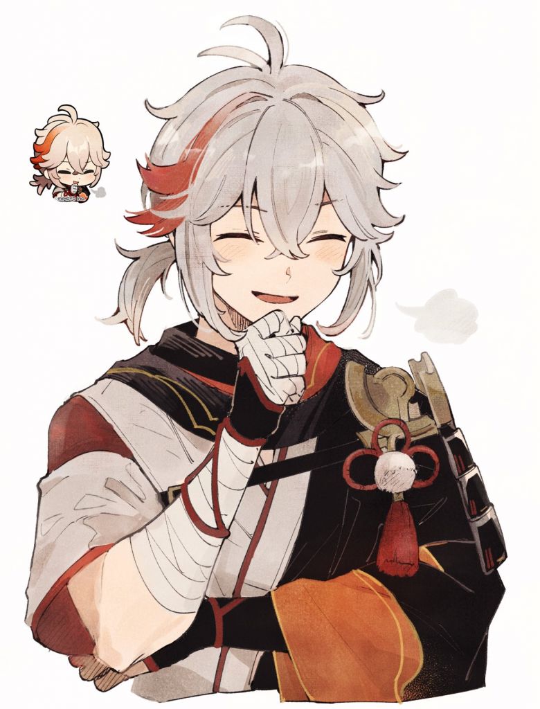 插画搬运万叶和风男们更新温迪撒花