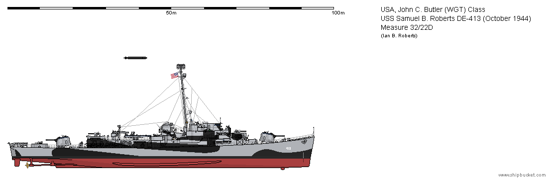 讨论wows脑洞美系5级驱逐舰塞缪尔b罗伯茨如战列舰般战斗的护航驱逐舰