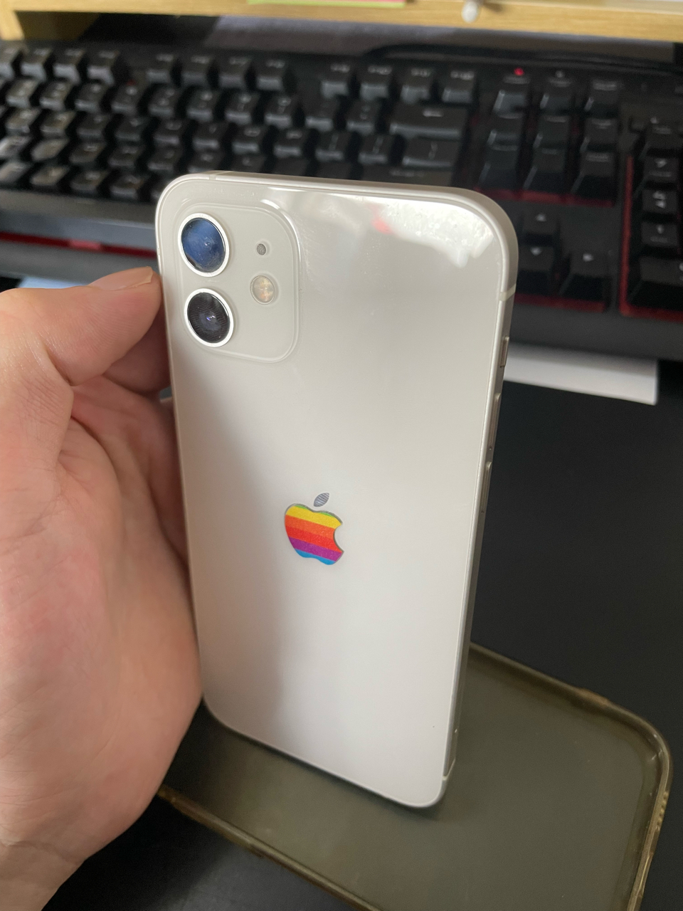 白色128苹果12电池100