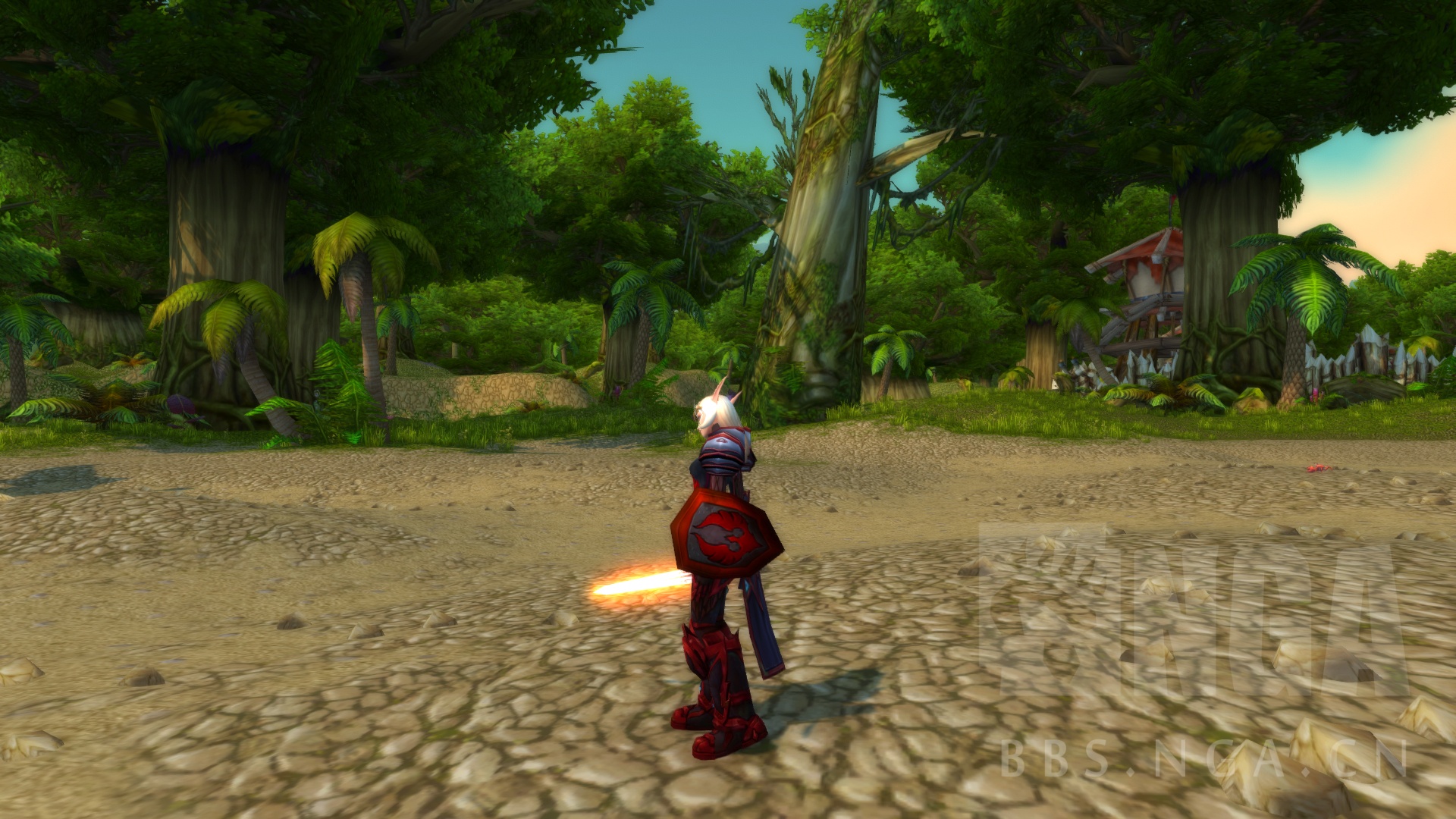 血精灵防骑幻化盾牌加战袍武器有调料包哦