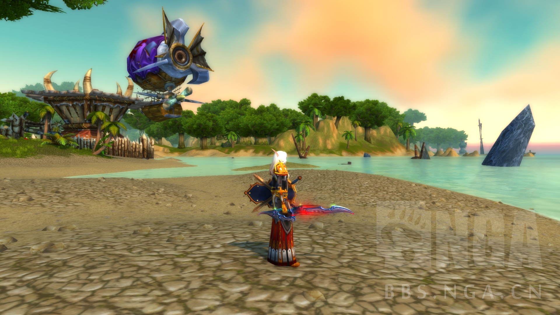 血精灵防骑幻化盾牌加战袍武器有调料包哦