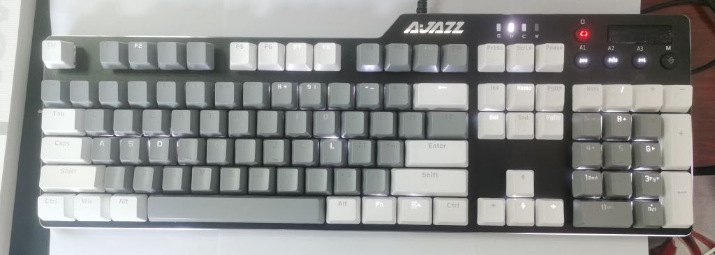 出黑爵ak35i红轴pbt灰白