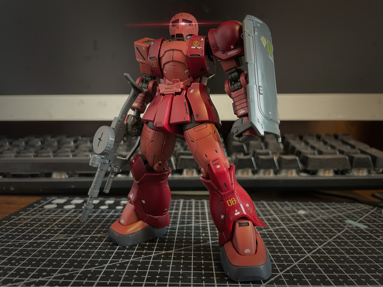 [拼装]hg gto 扎古1 夏亚机