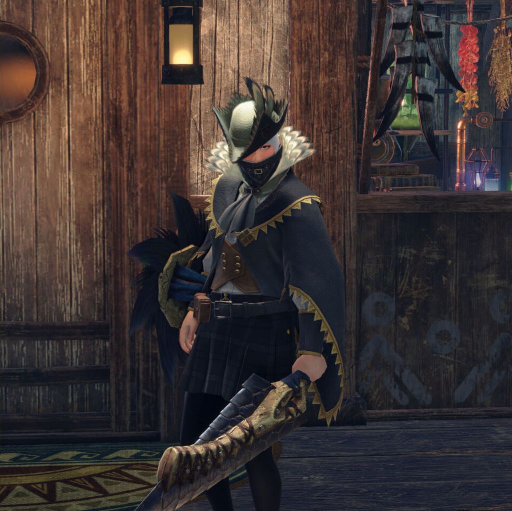 幻化毒妖鸟头加求知套还挺血缘诅咒的