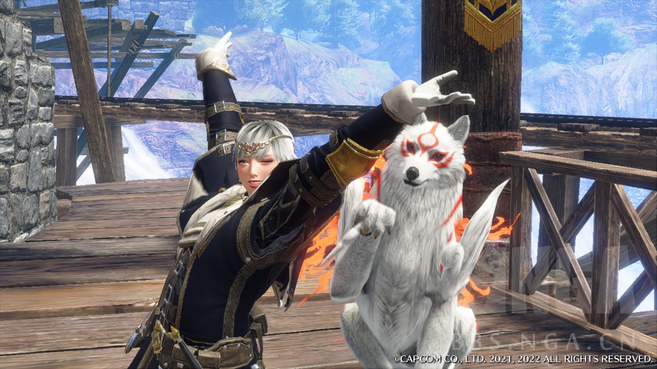 配装rise怪物猎人少女写真之水手服与绳火枪