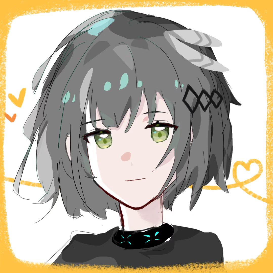 [绘画氵]恭喜灰喉出模组 画了一个