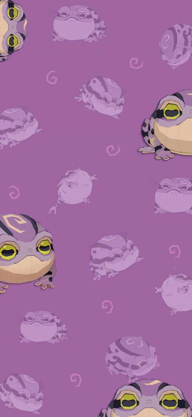 搬运这只紫色的青蛙越看越喜欢