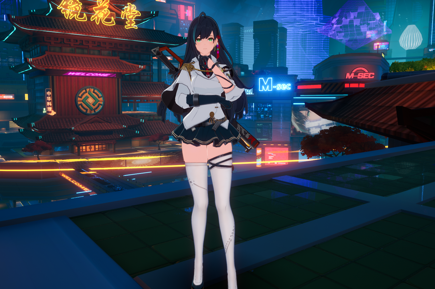 [破事氵] 补几张刚刚坛友要的,jk版凛夜的图 [这衣服真的像魔都精兵]