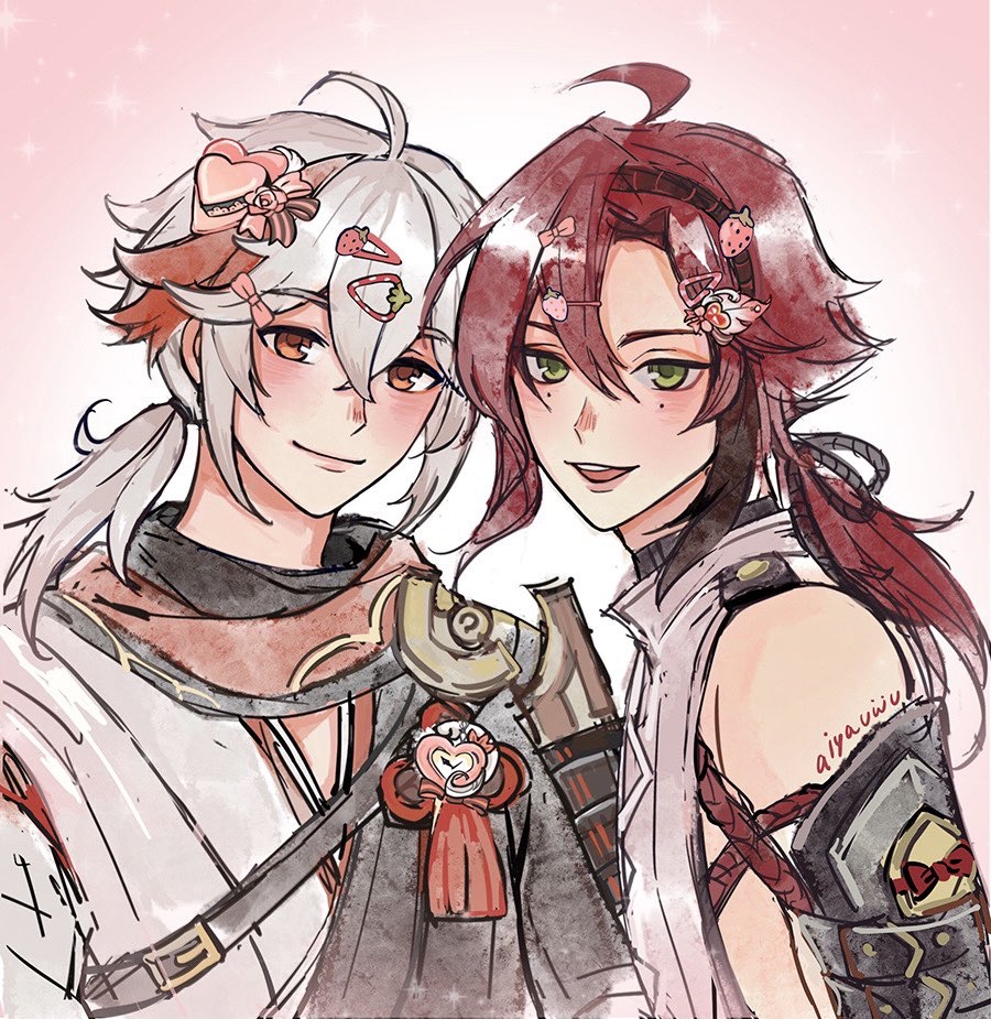 插画搬运cp预警马上入池的风男贴贴