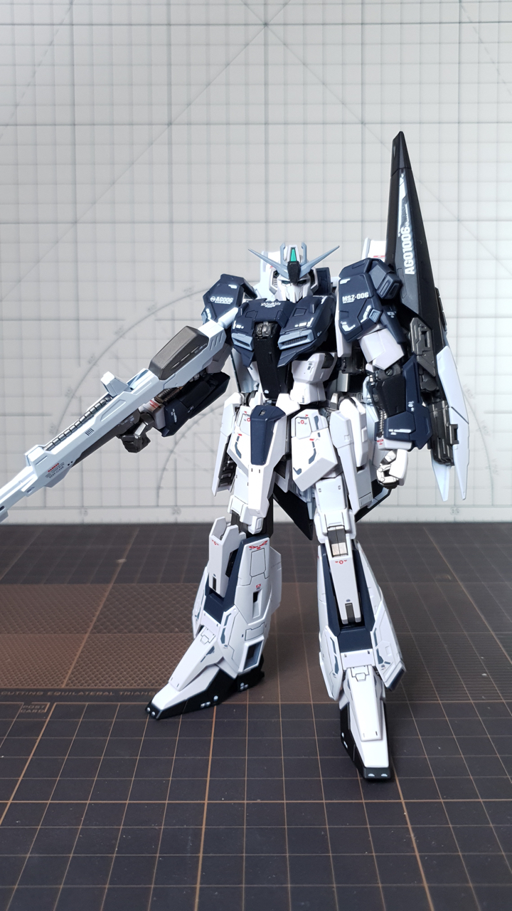 [拼装]rg z高达还真是一个一辈子只敢变一次的机子