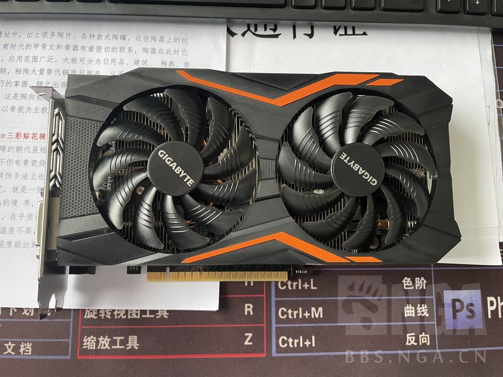 箱说齐全技嘉1050ti