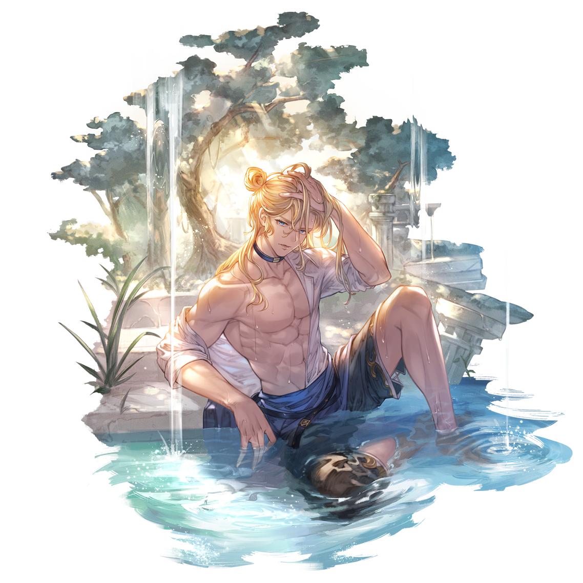 [闲聊杂谈] 泳装紫苑 米琳  立绘大图 龙姬 诺伊修 贞德 莉露露expose