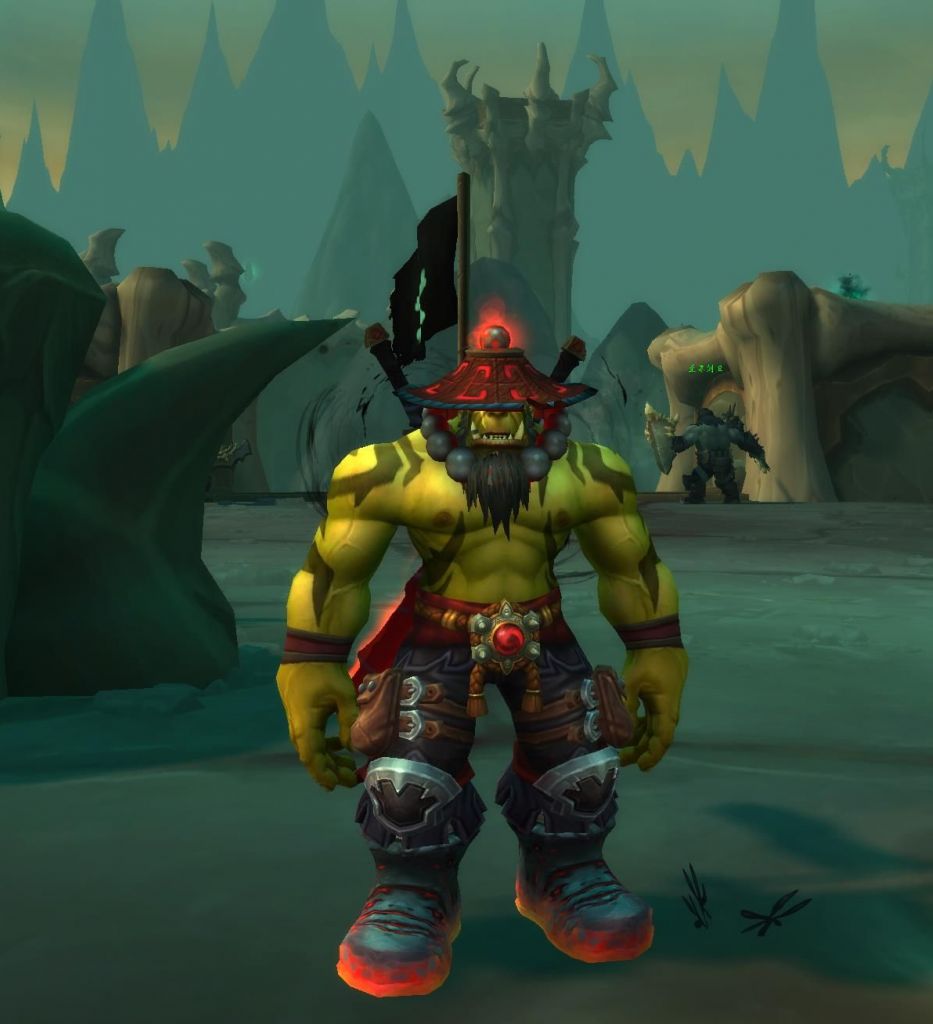 差不多类型的兽人武僧幻化