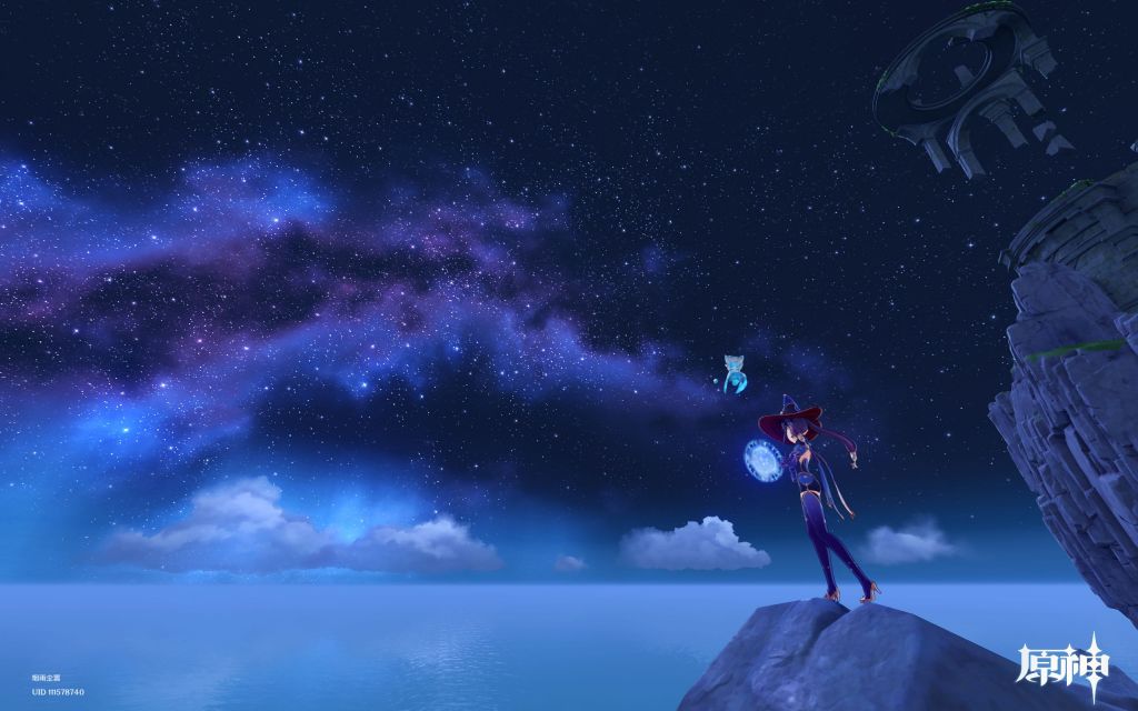 [原神氵]莫娜岛星空简直拍照打卡圣地 nga玩家社区