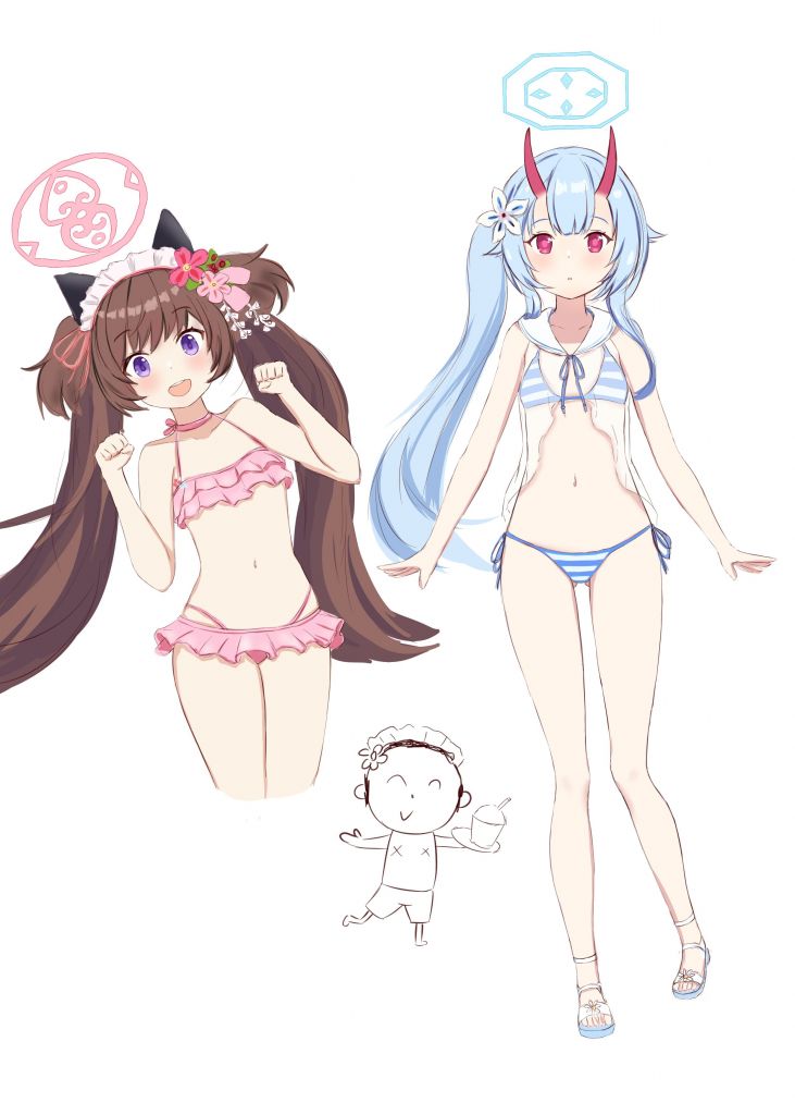 同人创作涂了泳装静子千世