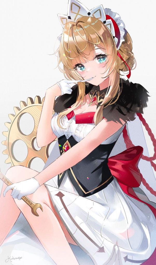 插画搬运仆人少女木偶