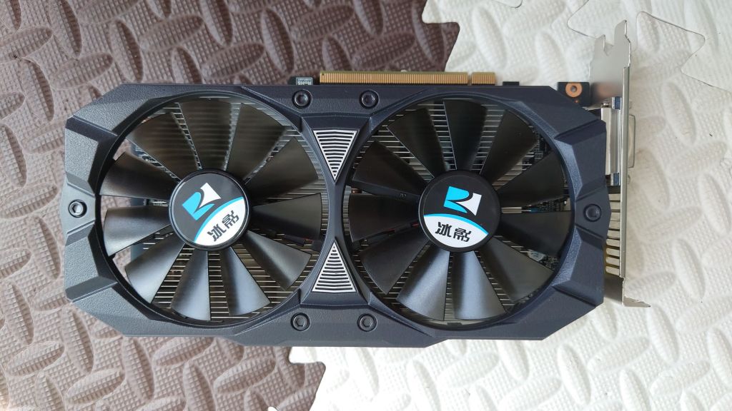 全新冰影1060显卡3g显存泥潭明盘550