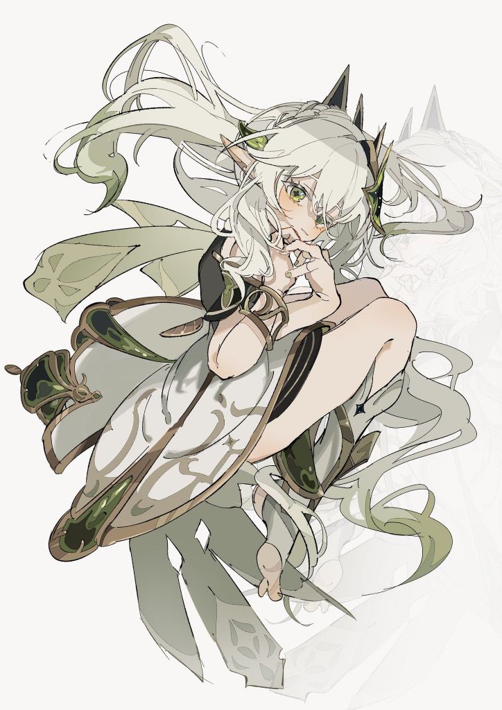 插画搬运神秘少女纳西妲