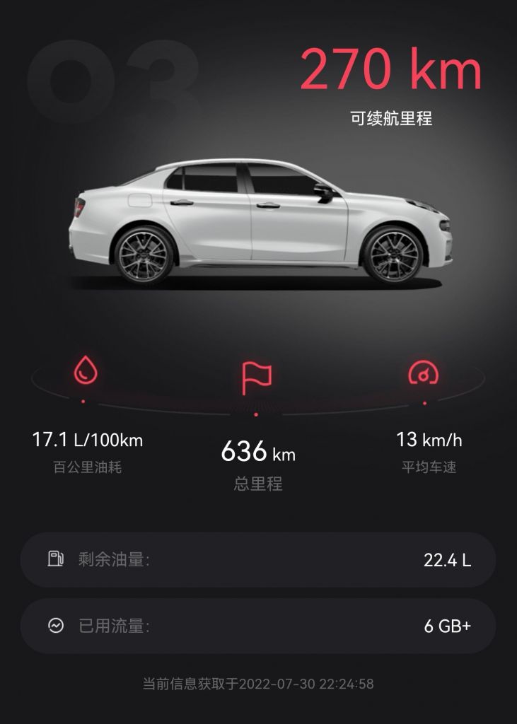 领克03新车这油耗正常吗