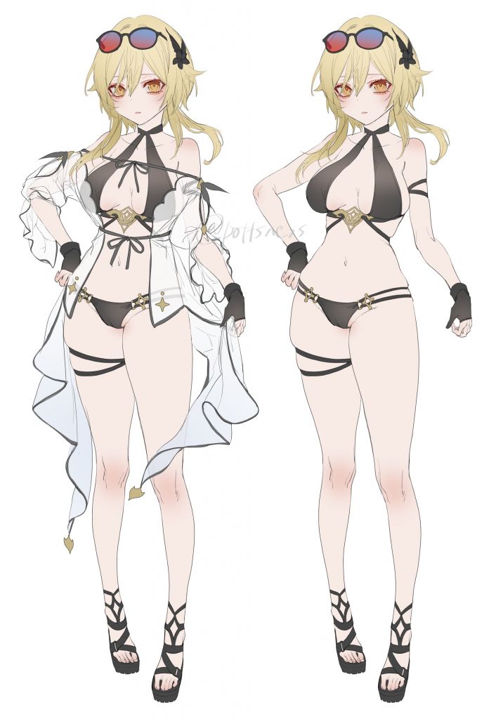 [插画搬运]泳装荧