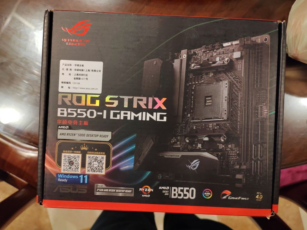 b550i狗东换新以及一些配件