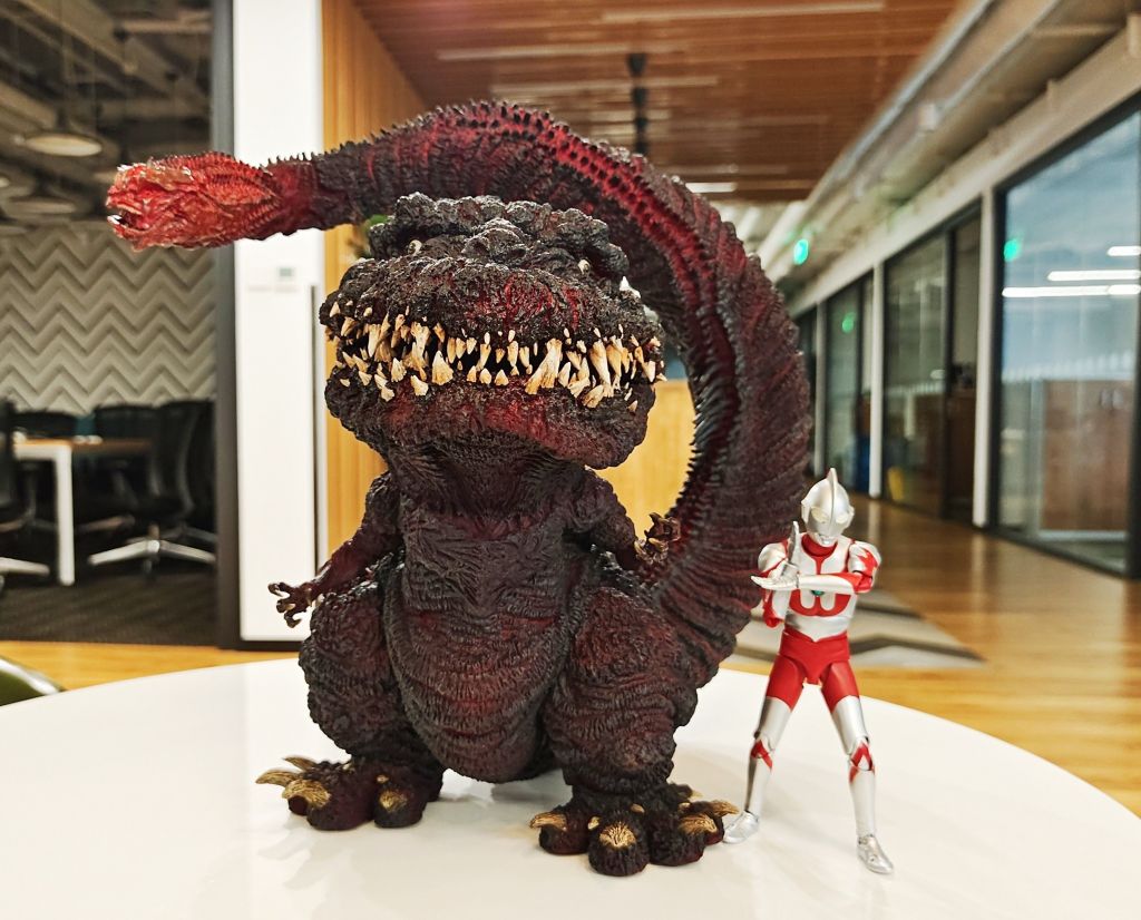 手办xplusq版真哥斯拉2016