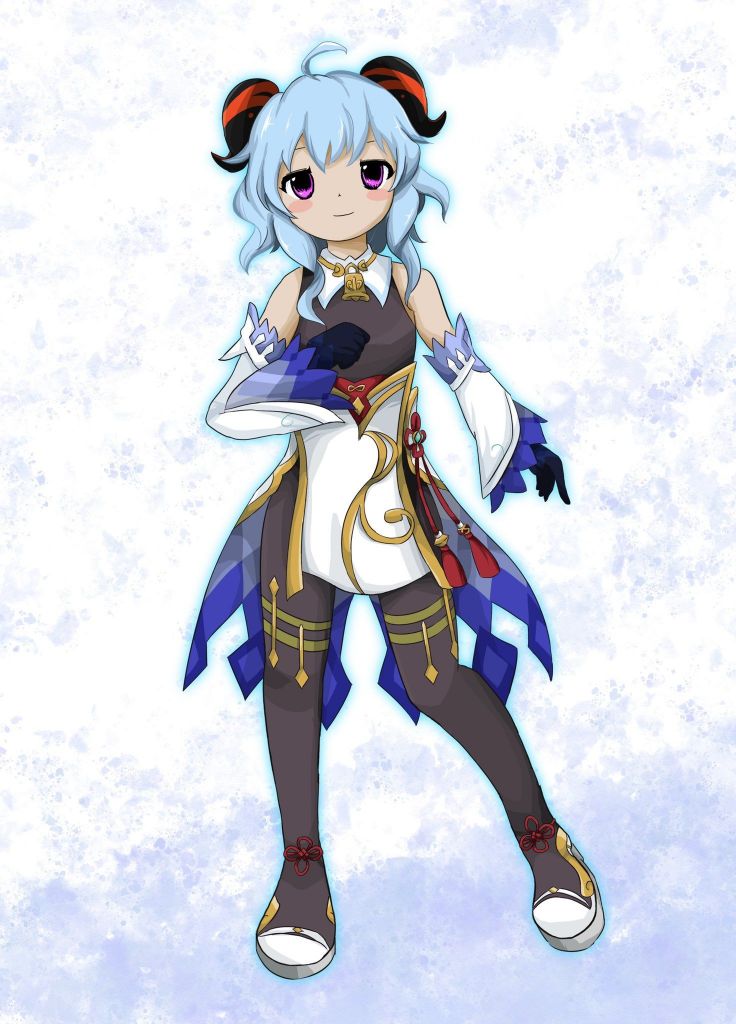 插画搬运zun绘甘雨