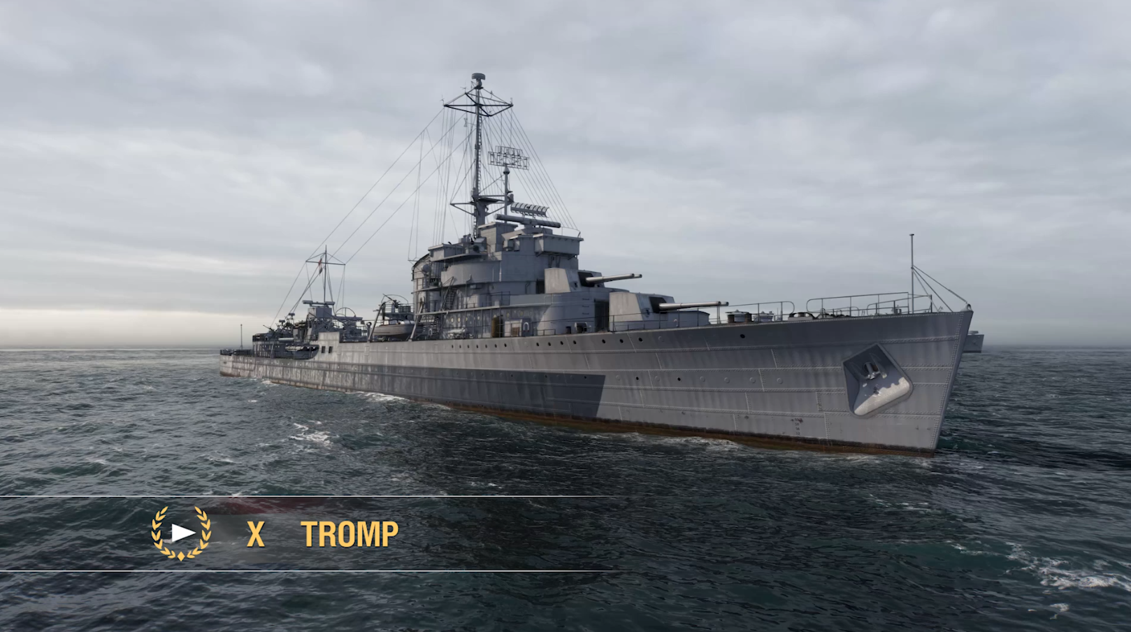 wows新闻外服相关荷兰10级驱逐舰tromp现已加入游戏进行测试