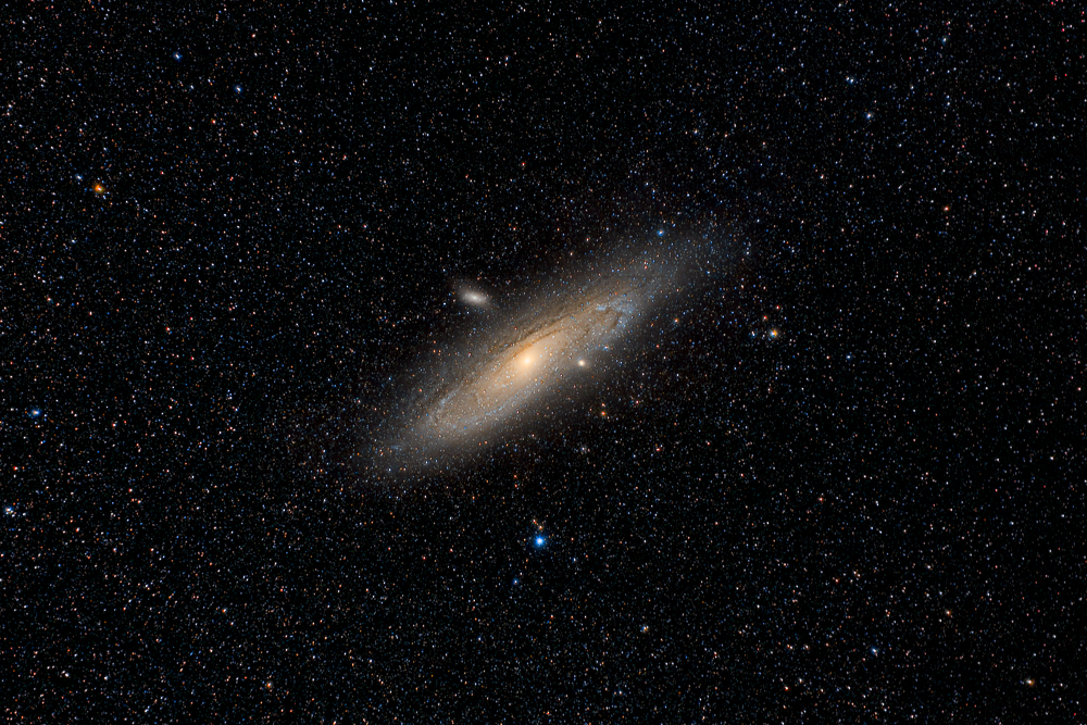 第一次尝试深空摄影 m31仙女座星系