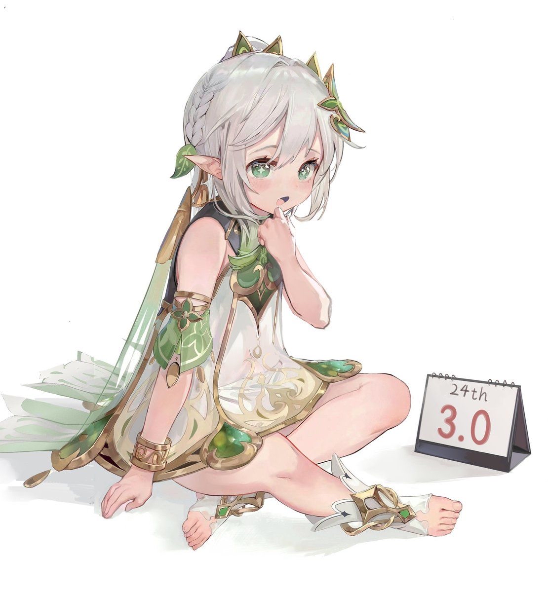 [闲聊杂谈][pv氵]小草神说不定是抽取地脉中树神