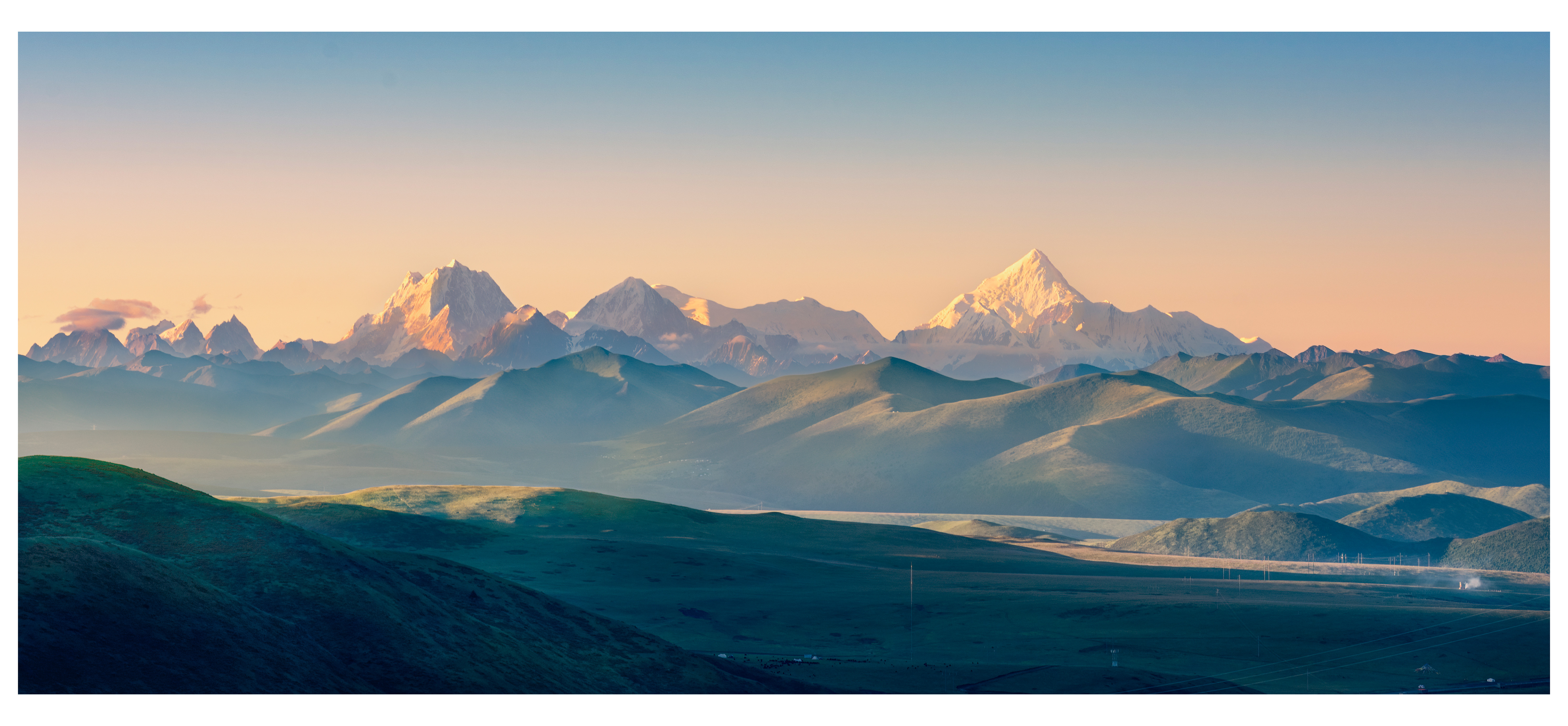 游记分享甘孜康定市塔公草原与雅拉雪山