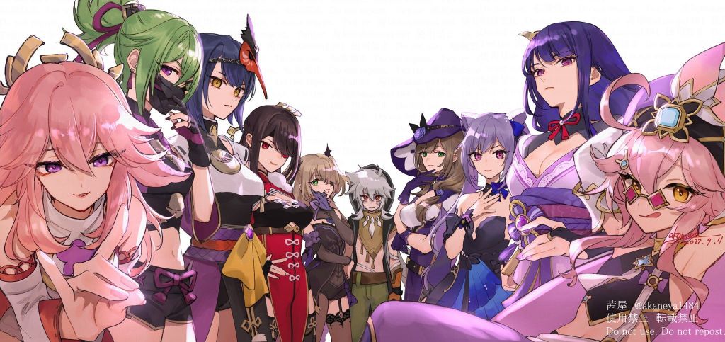 插画搬运雷系全家福