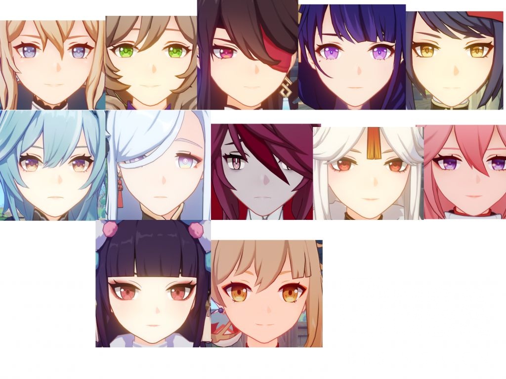 [厨力放出] 突然发现原神成女角色的唇形还挺丰富的! nga玩家社区