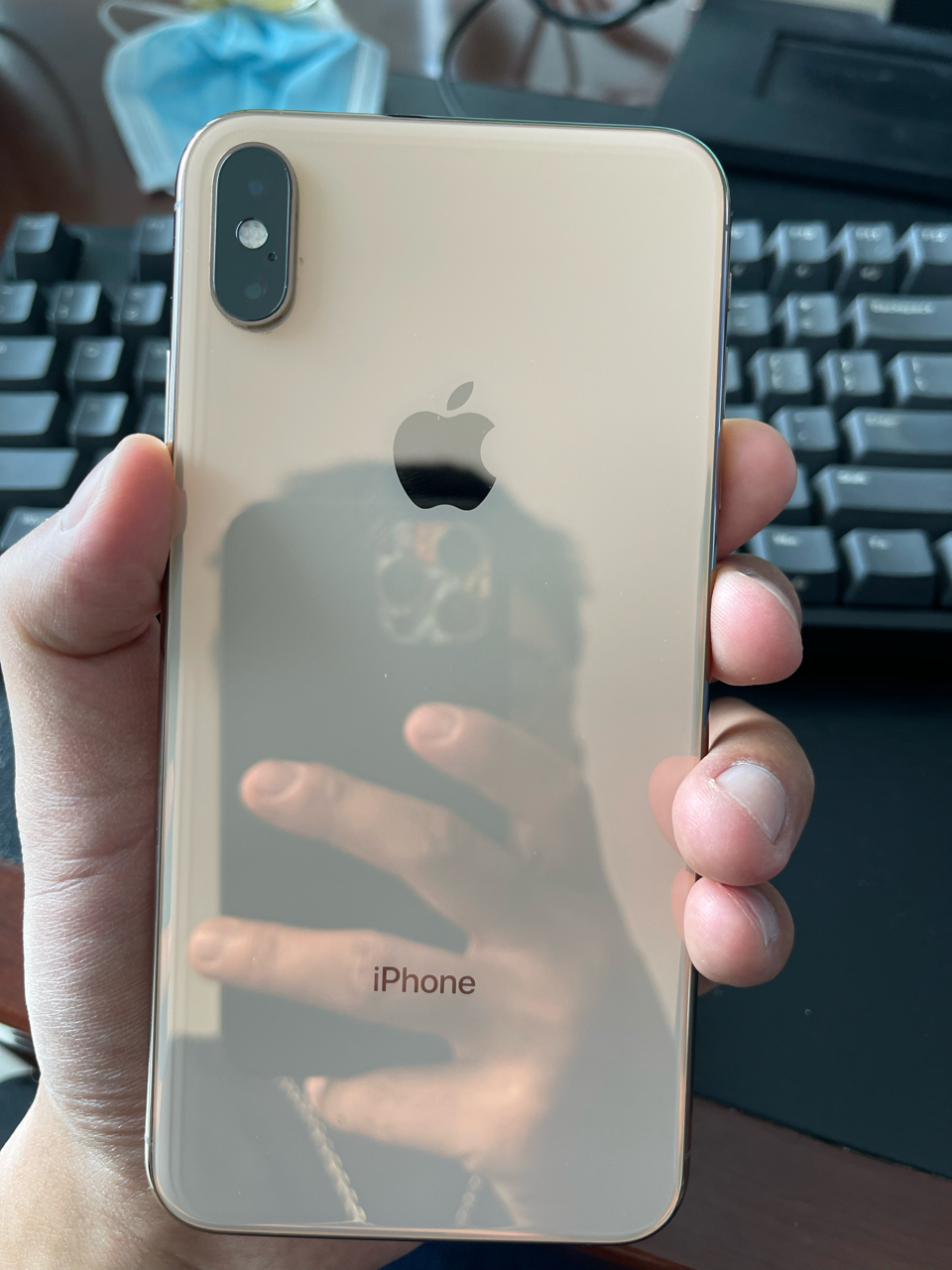 美版xsmax256金色无锁2300包邮出