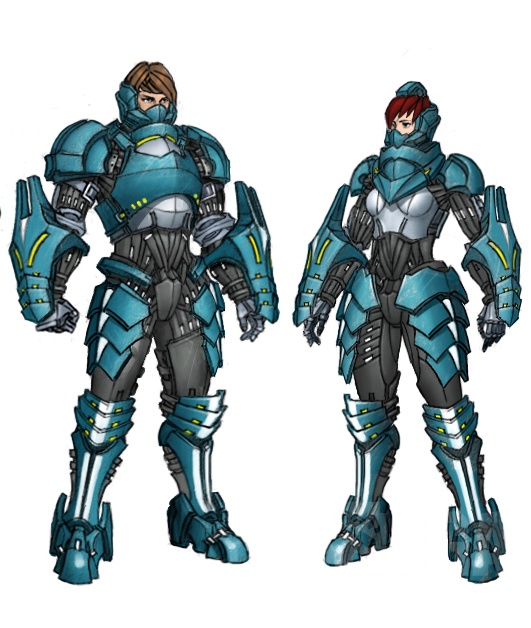 当初在游戏公司工作时的装备原画03