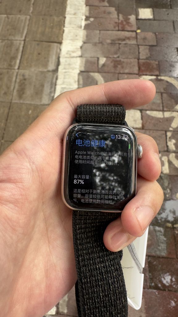 出个applewatchs6银色44mm不锈钢美版